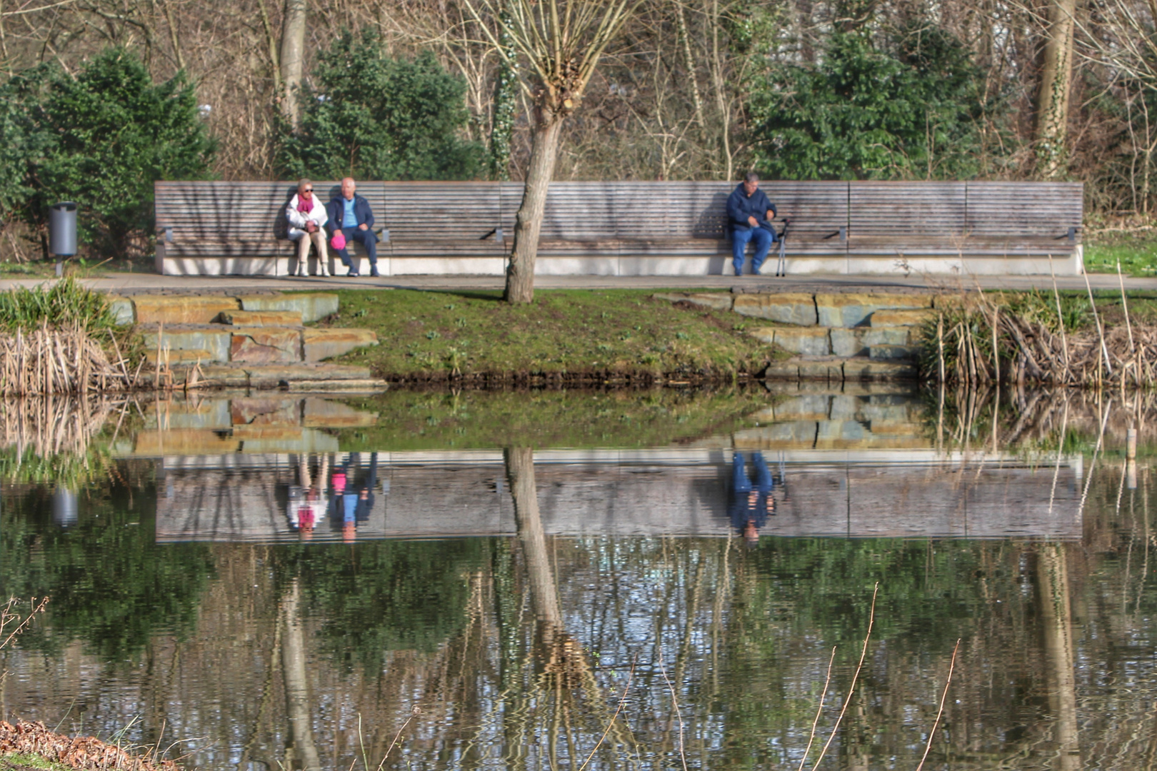 Entspannt am Teich...