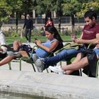 Entspannt im Jardin de Tuileries