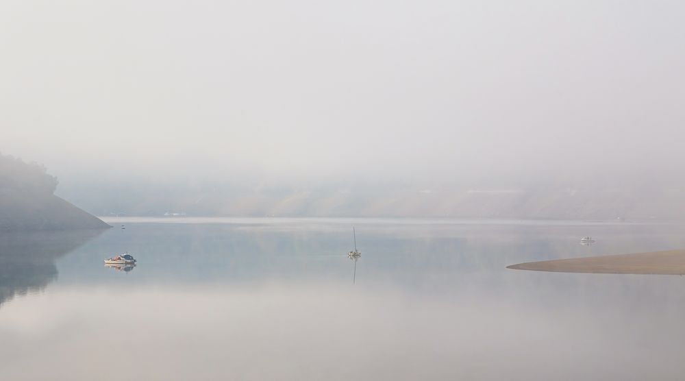 Entspannt im Nebel