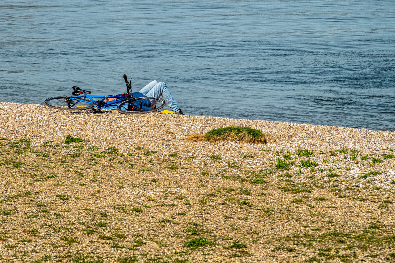 Entspannung am Rhein