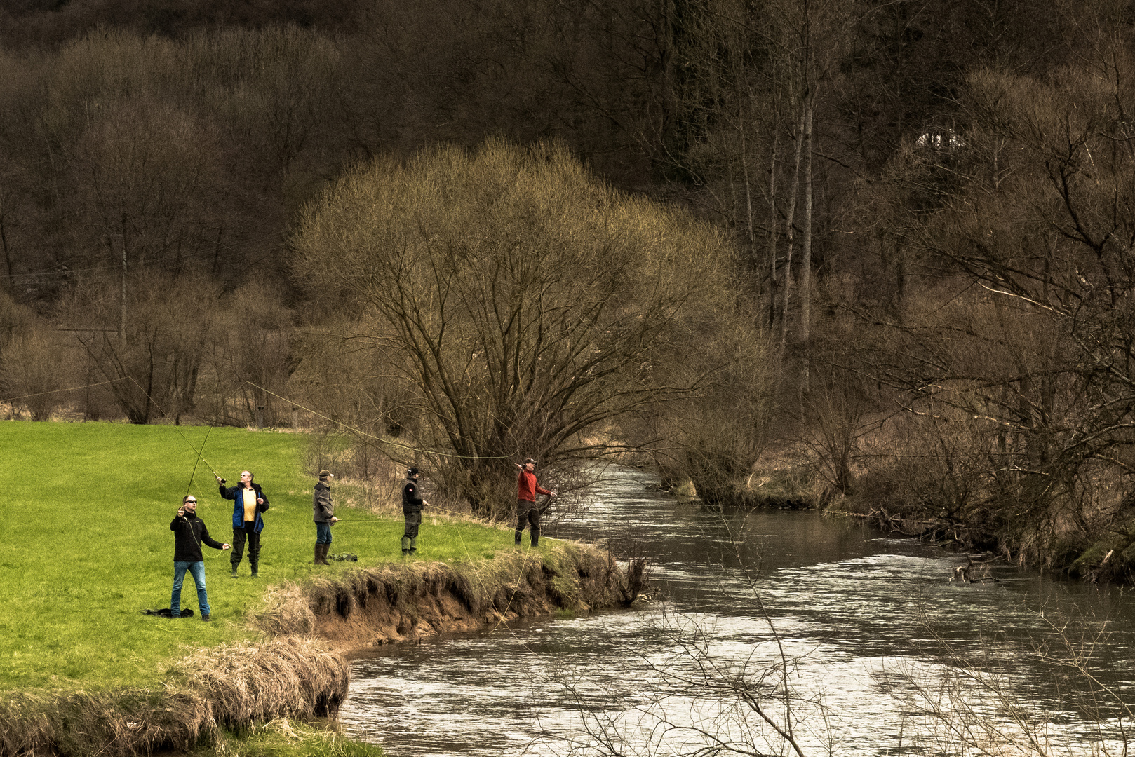 Entspannung beim Fliegenfischen