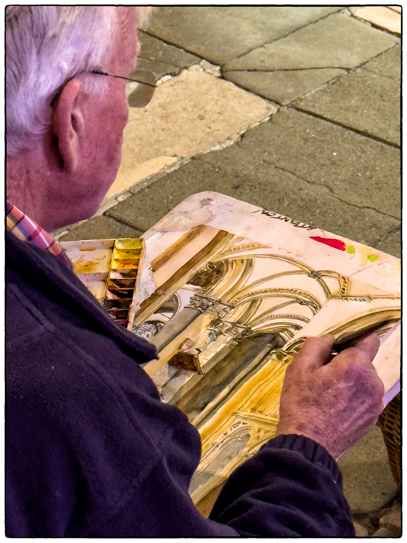 Entspannung in Canterbury Cathedral