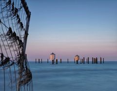 Entstehung einer Seebrücke 