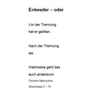 Entweder - oder BS 2 - 16