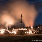 Entzünden des Osterfeuers