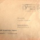 Enveloppe postée le 31.12.1952