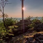 Enzenreuth mit Blick auf die Festung Rothenberg (leider verdeckt)