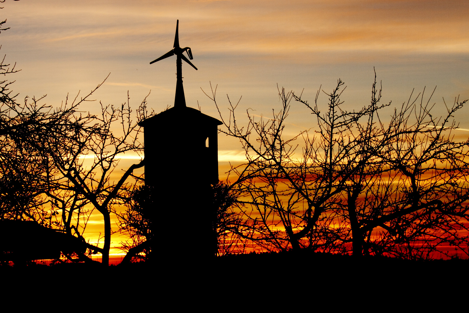 Enzianhütte in der Abendsonne