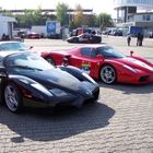 Enzo Ferraris in rot und schwarz
