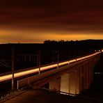 Enztalbrücke bei Nacht