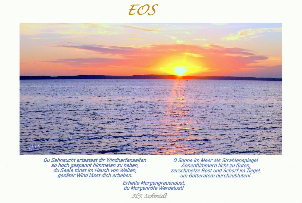 EOS Bildgedicht Sonnenaufgang