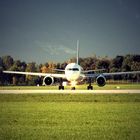 Eos Boing 757-200 zu Gast am Salzburg Airport