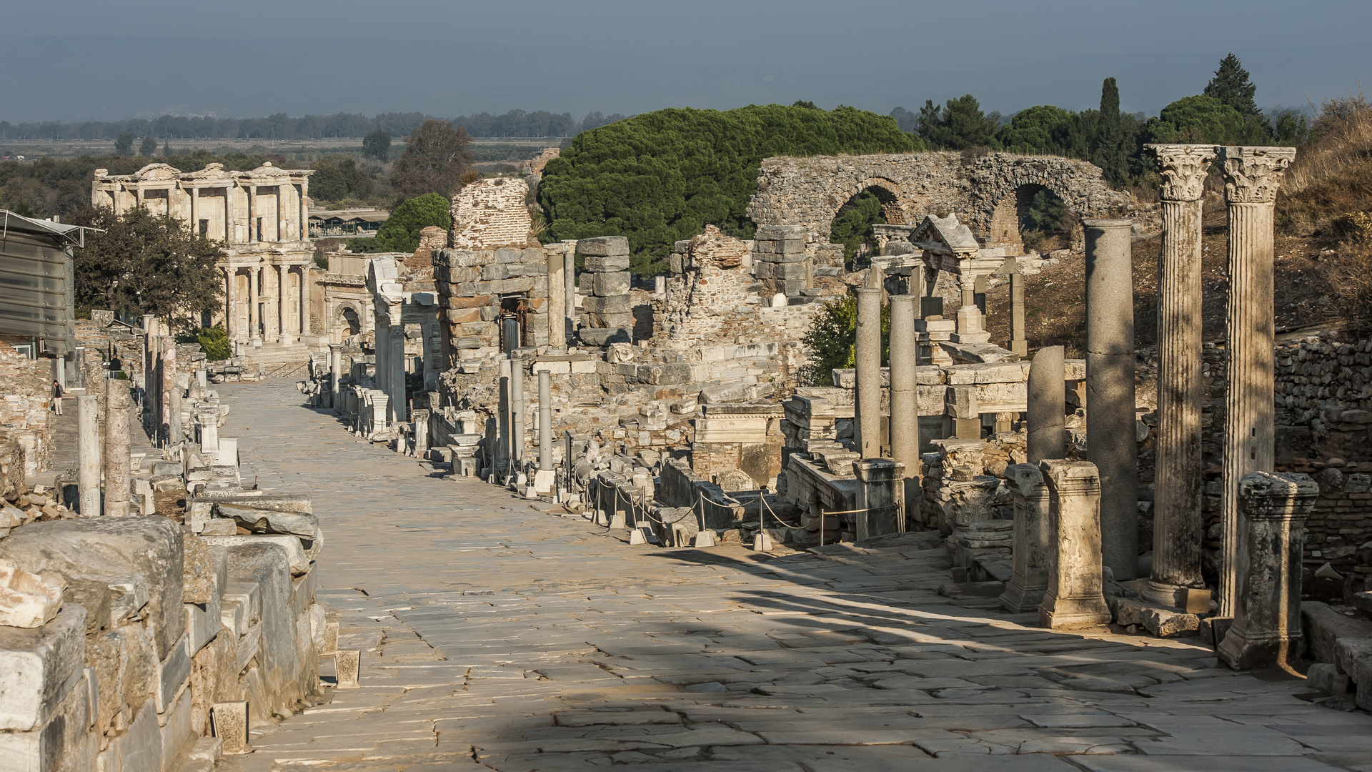 Ephesos, Kuretenstraße und Bibliothek für uns alleine