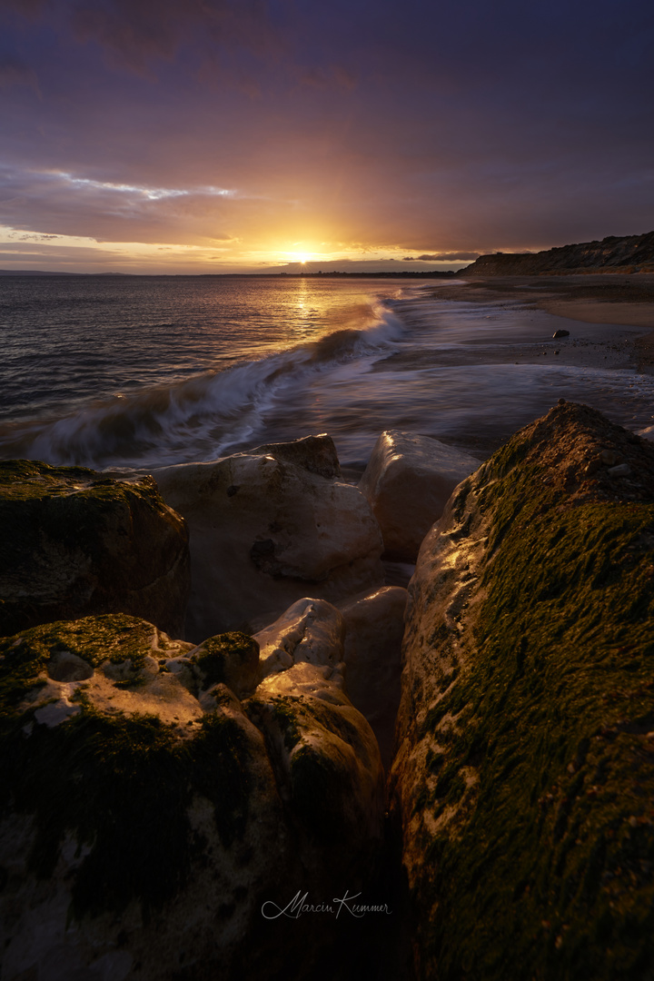 Epischer Sonnenuntergang Hengistbury Head