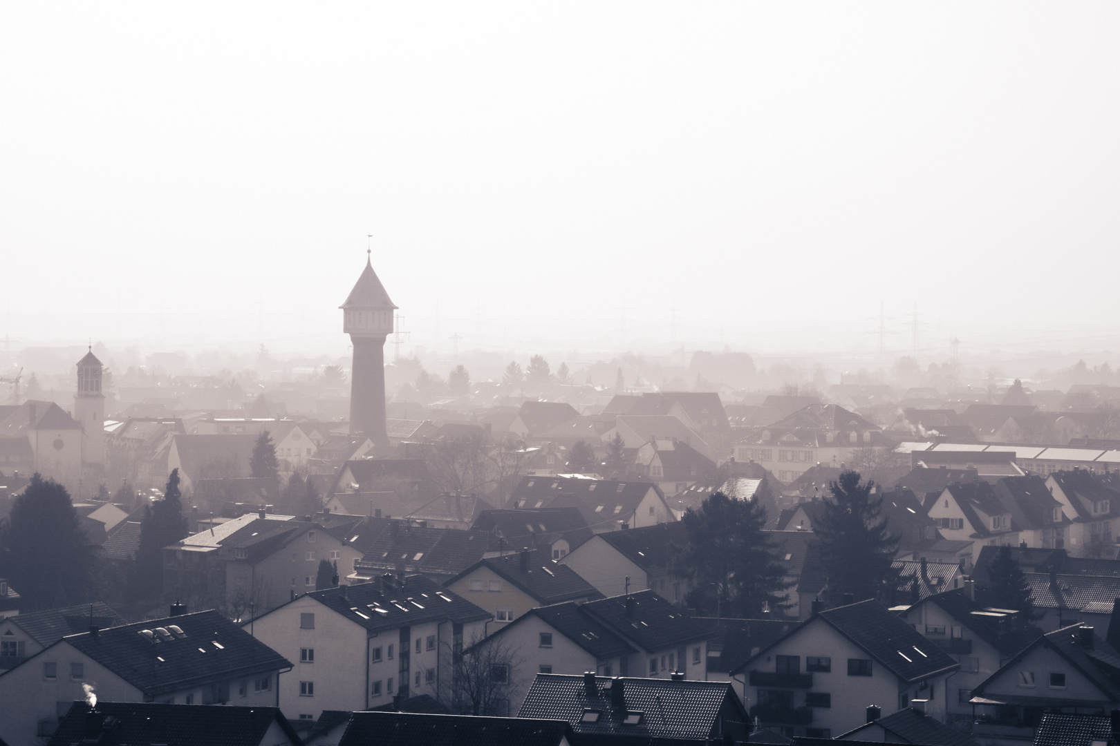 Eppelheim im Nebel