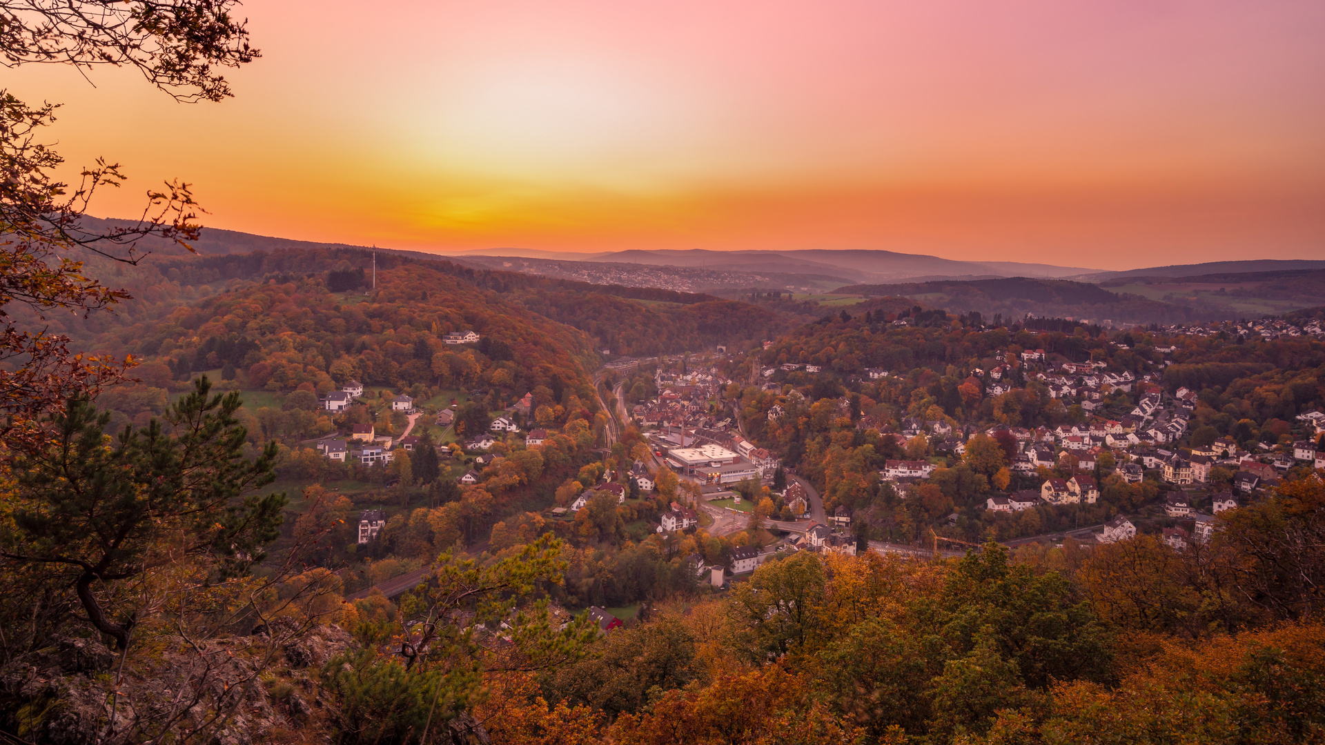 Eppstein Sonnenuntergang 