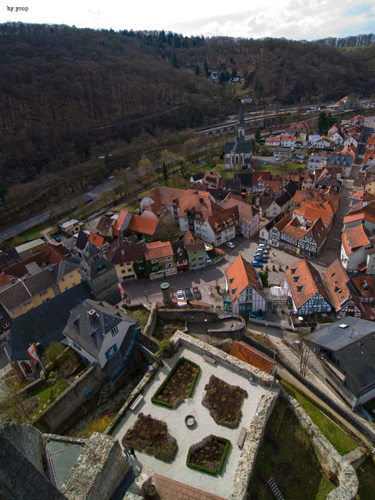 Eppsteins Altstadt von oben