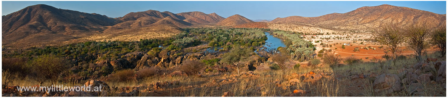 Epupa Falls an der Grenze von Namibia und Angola