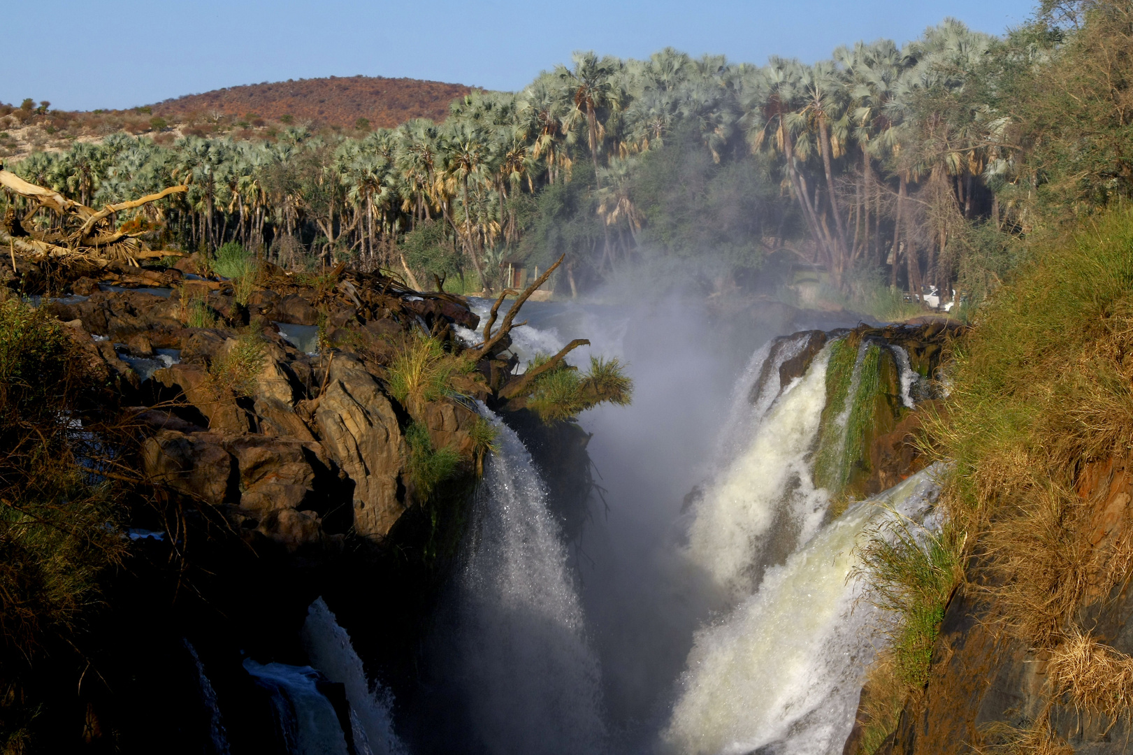 Epupa falls le soir