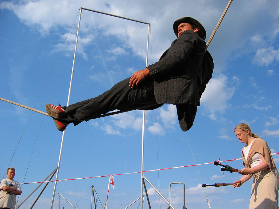 Equilibristenpause in der Künstlerschule