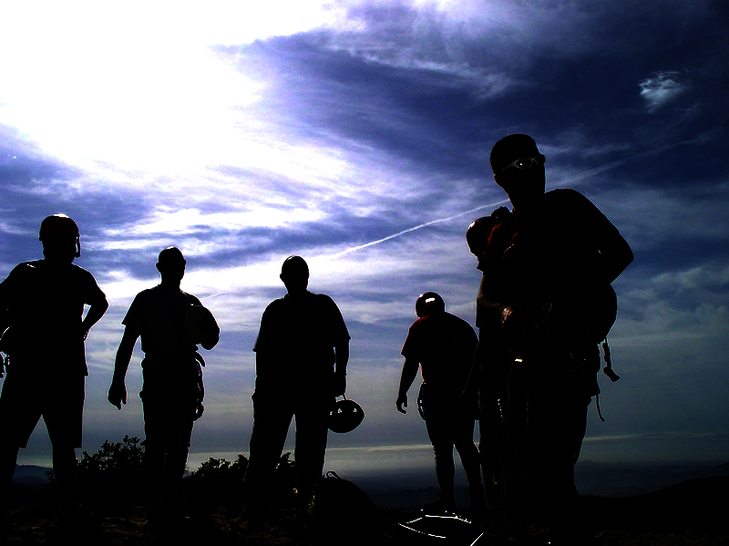 Equipo de escalada