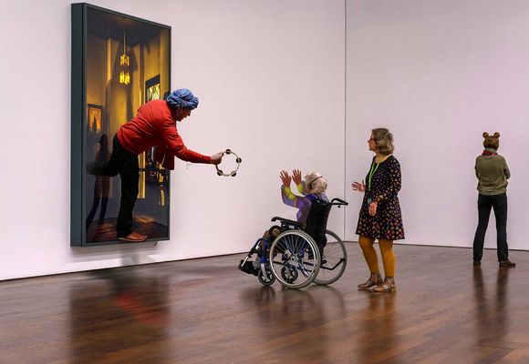 Er fällt aus dem Rahmen