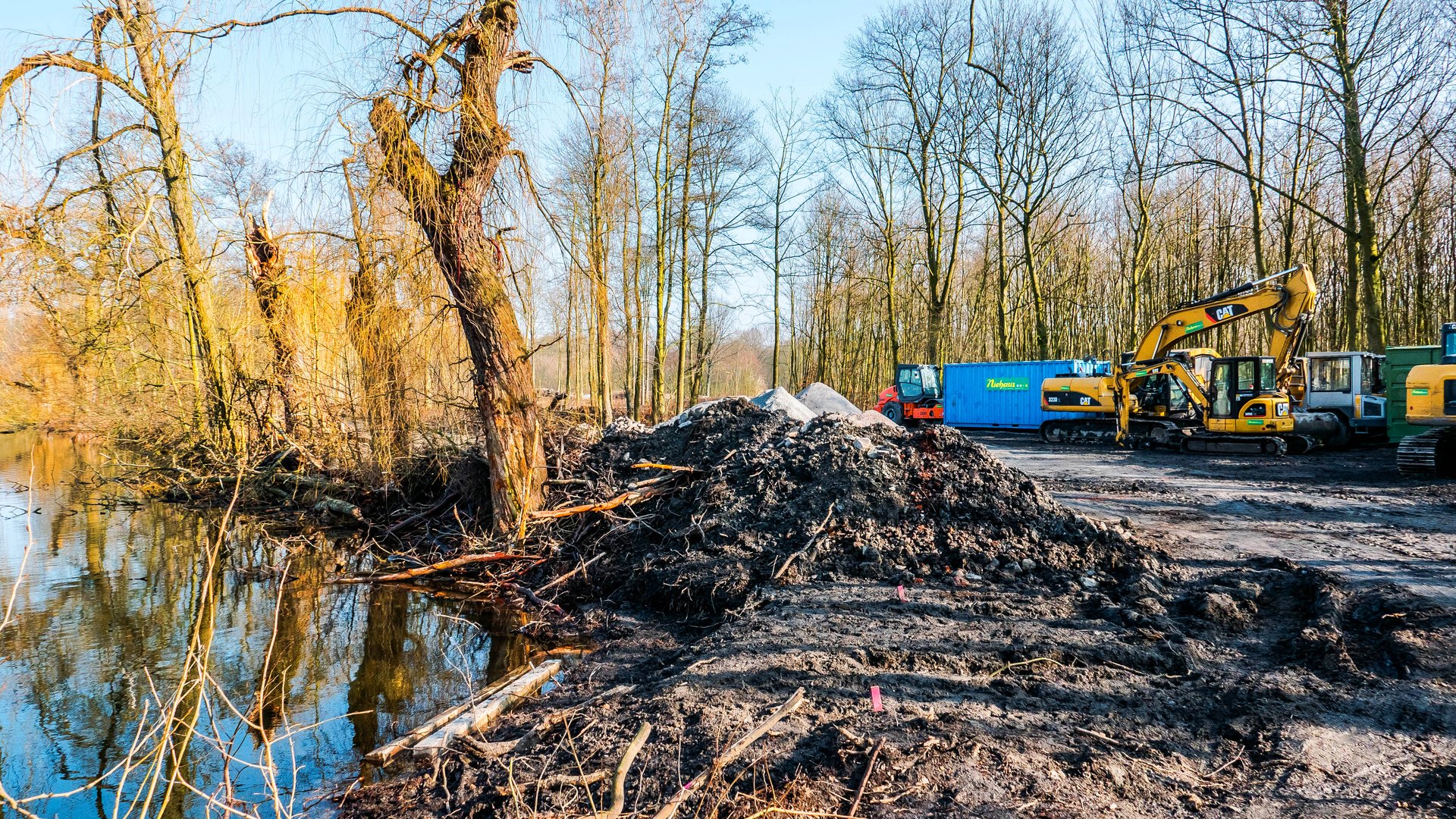 Er geht als Baggersee