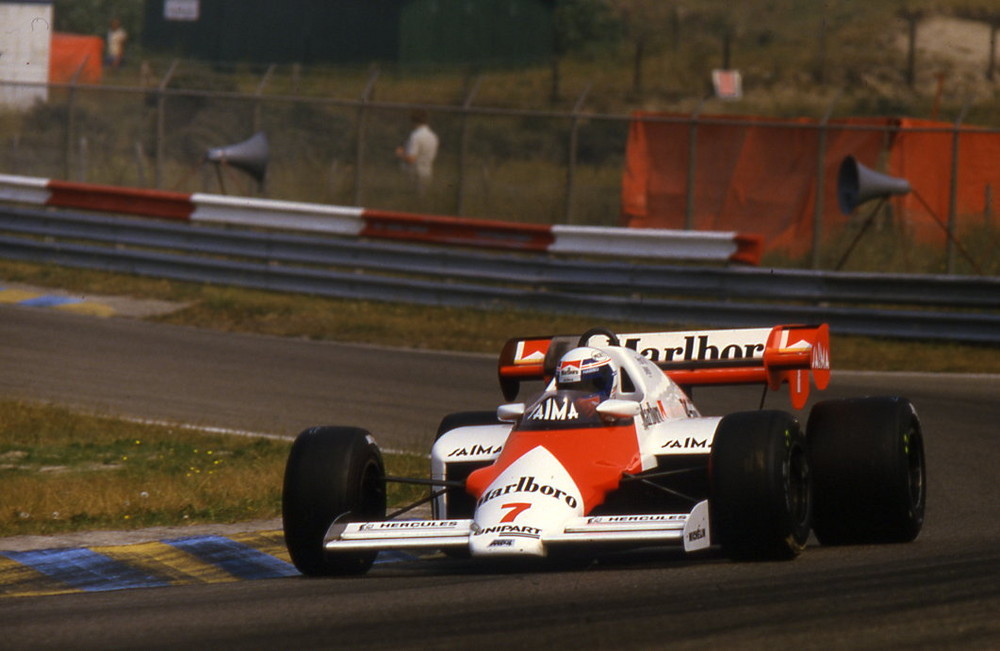 Er schrieb Geschichte : Alain Prost im McLaren beim GP von Holland in Zandvoort 1984