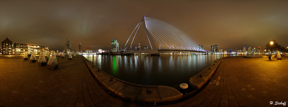 Erasmus Brücke in Rotterdam