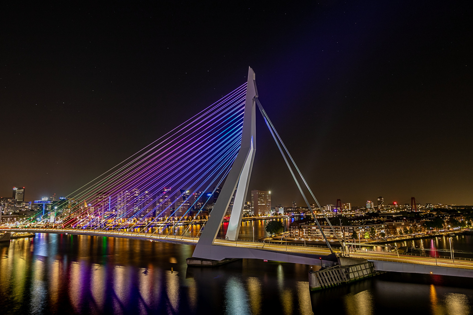 Erasmusbrücke in Rotterdam