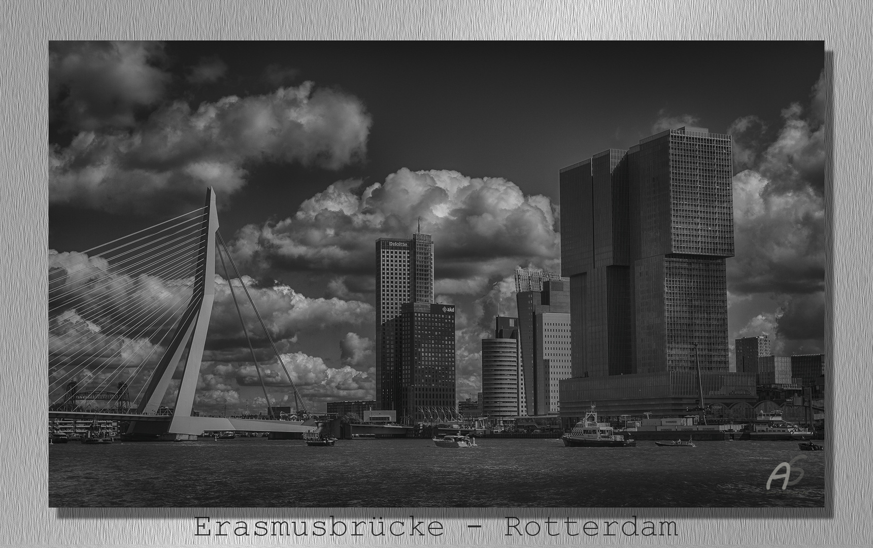 Erasmusbrücke - Rotterdam_SW-2
