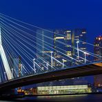 Erasmusbrücke und Skyline