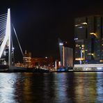 Erasmusbrücke und Skyline Rotterdam