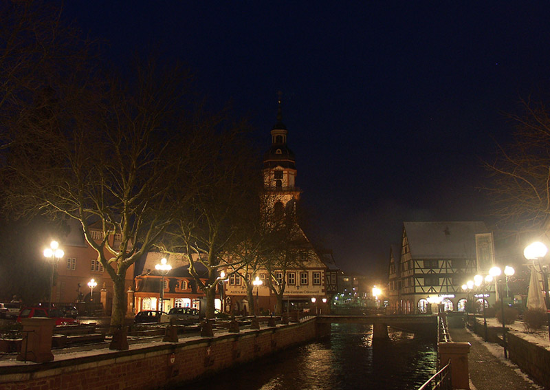 Erbach bei Nacht