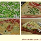 Erbsen - Minze - Speck - Quiche