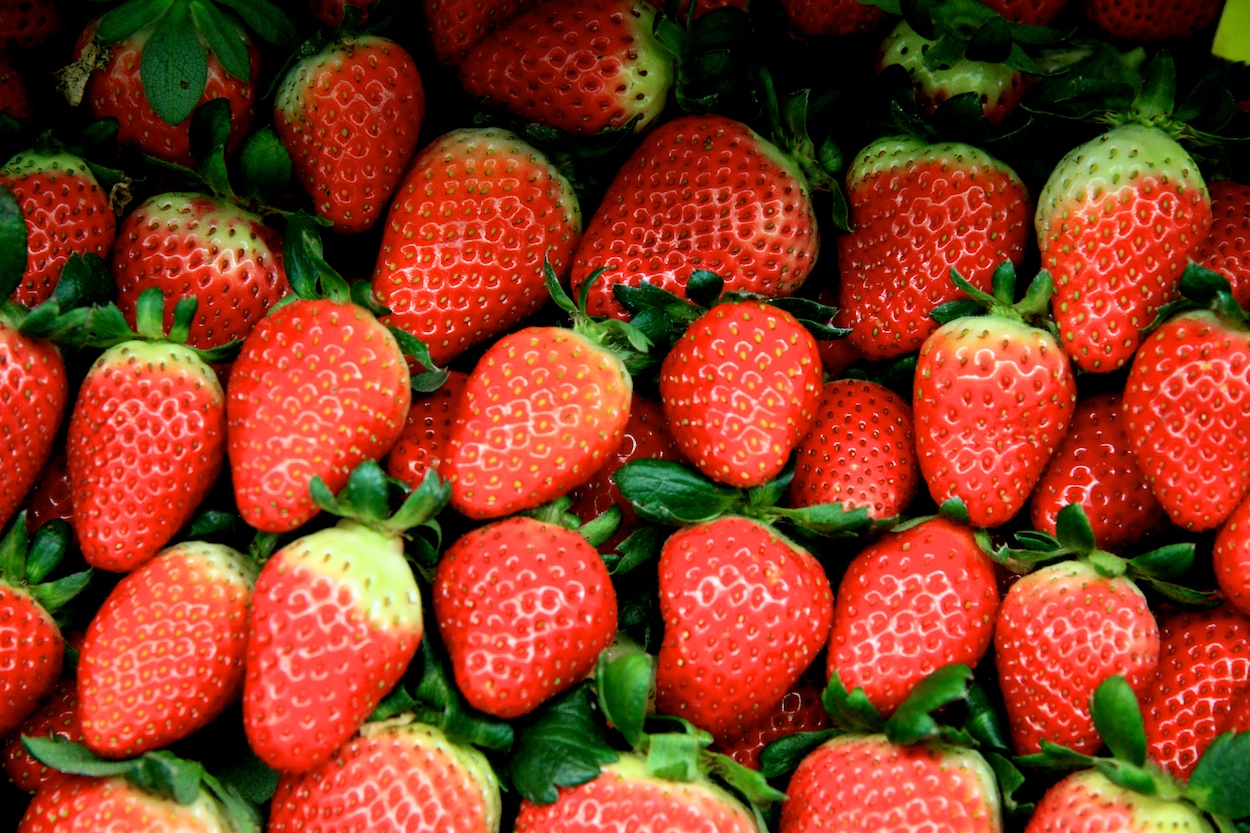 Erdbeeren auf dem Markt