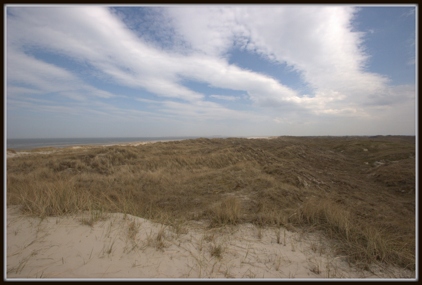 " Erde - Europa - Nordsee - Baltrum - Blick auf Norderney- "