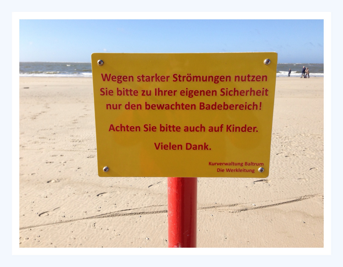 " Erde - Europa - Nordsee - Baltrum - Starke Strömumung - "