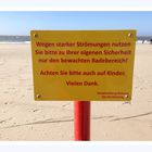 " Erde - Europa - Nordsee - Baltrum - Starke Strömumung - "