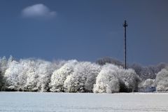 Erdgas im Schnee