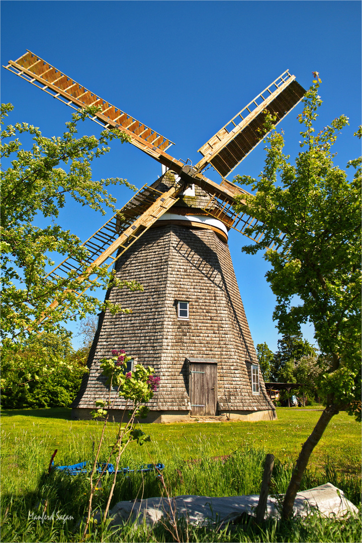 Erdholländermühle bei Steinhagen/Vorpommern...