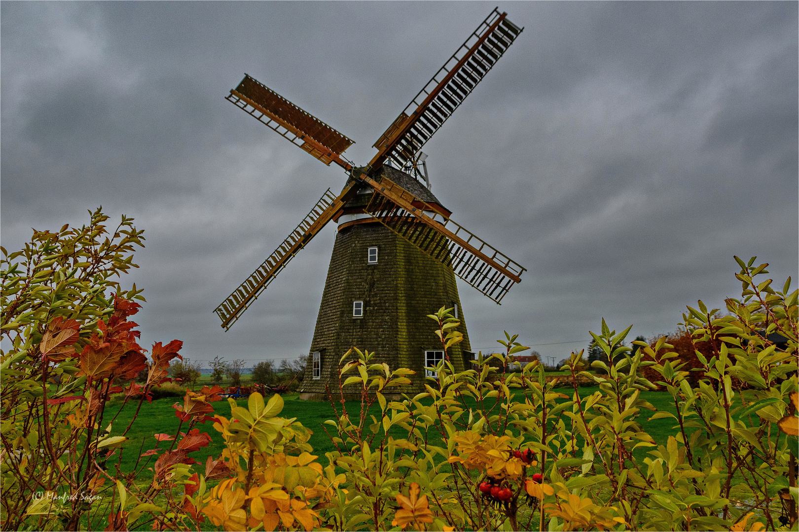 Erdholländermühle bei Steinhagen/Vorpommern