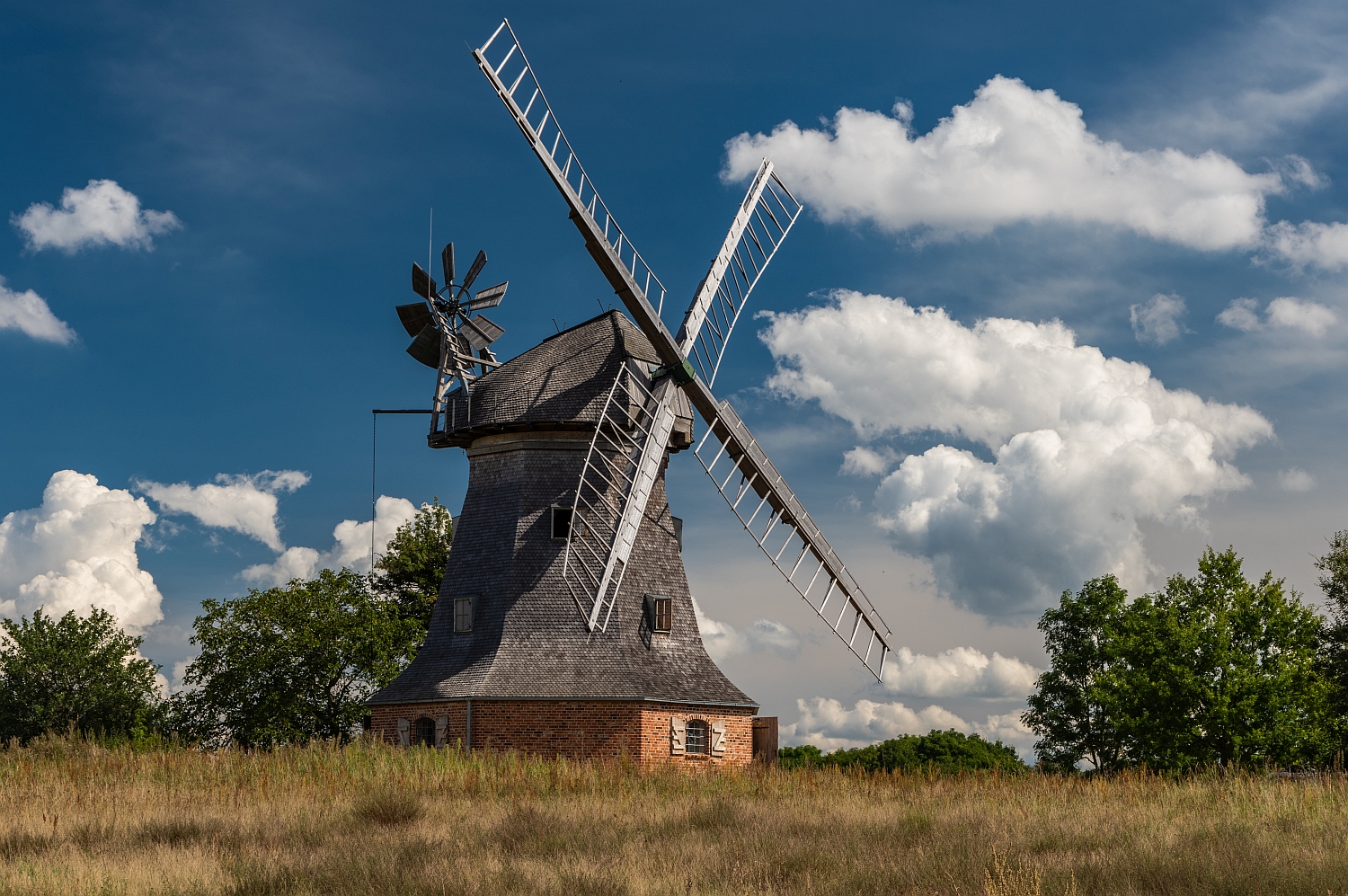 Erdholländermühle in Ruchow bei Mustin