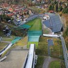 Erdinger Arena Oberstdorf (Blick von der Aussichtsplattform Nähe Startposition)