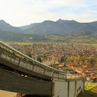 Erdinger Arena Oberstdorf Schanze HS 137 (Anlauf mit Schanzentisch)