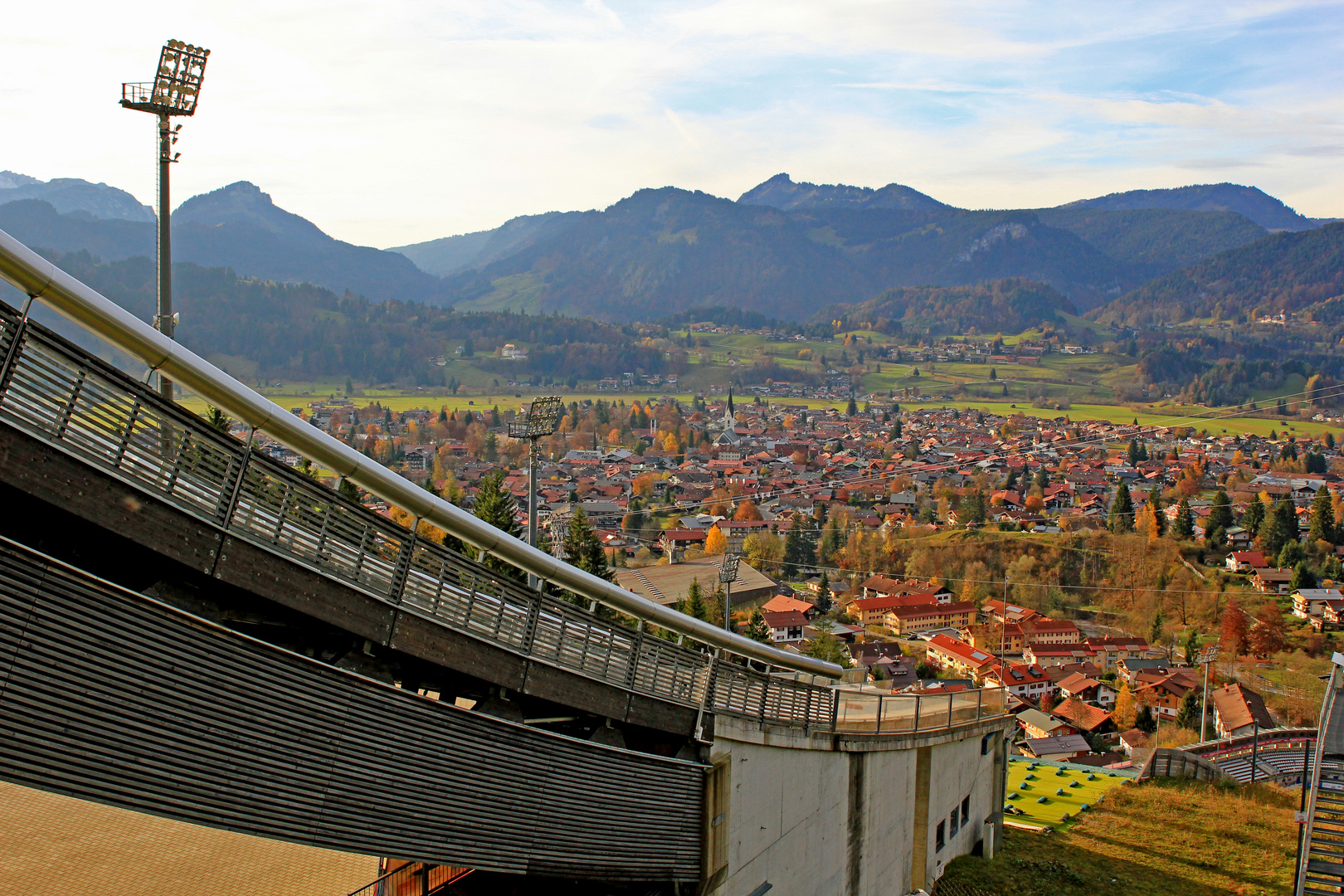 Erdinger Arena Oberstdorf Schanze HS 137 reloaded (Anlauf mit Schanzentisch)