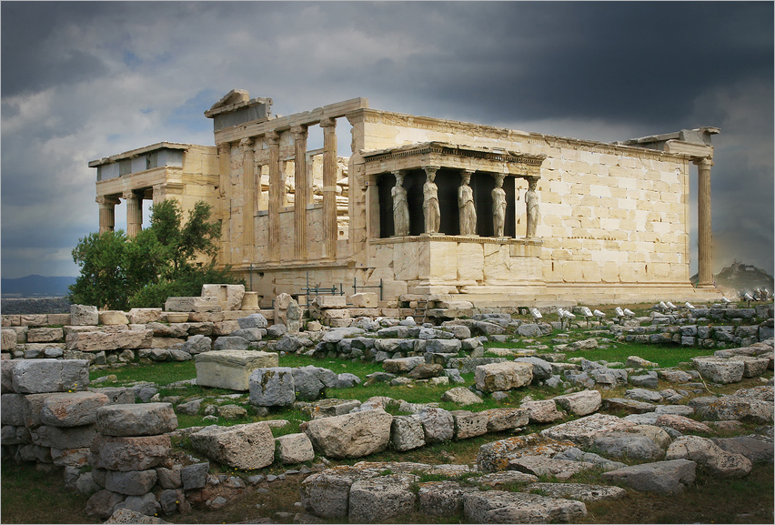 Erechtheion mit Karyatiden-Halle