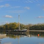 Erfelder Altrhein: Das Fischerboot 02