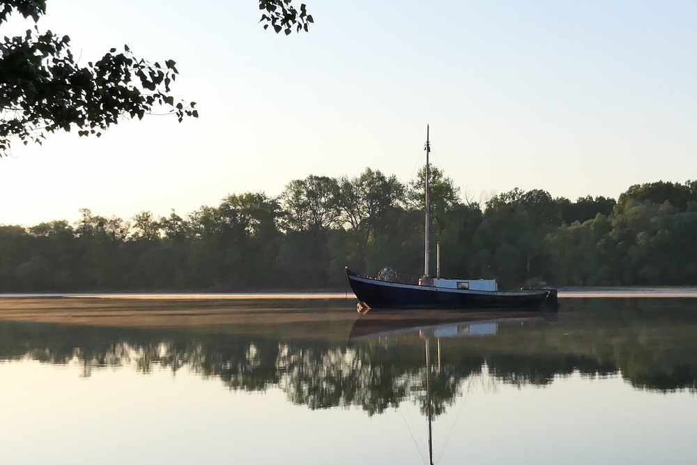 Erfelder Altrhein: Stimmung um 06:00 Uhr am Mistweg 02