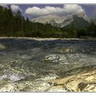 erfrischen auf der Alm